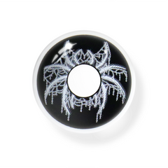 Cosplay Spider Jade Black barevné kontaktní čočky