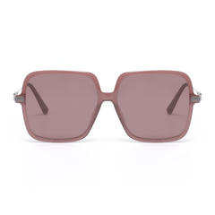 Óculos de Sol Alexandra Geométricos Rosa