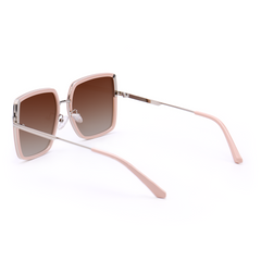 Óculos de Sol Geométricos Rosa Solange