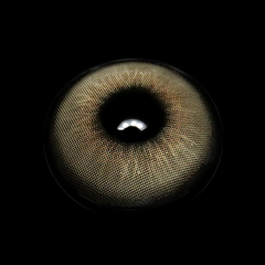 Lentes de contato de cor marrom alabastro