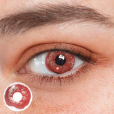 Cosplay Parasite Red Colored Contact Lenses