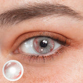 Cosplay Hunger Red Colored Contact Lenses