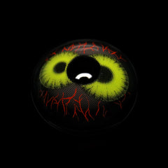 Cosplay Twin Abyss Eyes Yellow Colored Contact Lenses