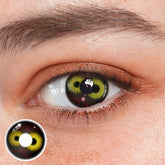 Cosplay Twin Abyss Eyes Yellow Colored Contact Lenses
