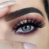 Lentilles de contact colorées bleues Pro