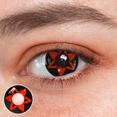 Cosplay NARUTO Uchiha Sasuke Shalingan Red Prescription Colored Contact Lenses