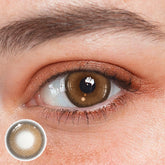 Lentilles de contact colorées sur ordonnance Adelina Coffee