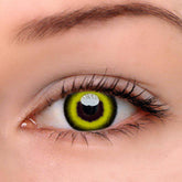 Lentilles de contact de couleur jaune QRL