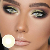 Lemon Creamy Yellow Colored Contact Lenses