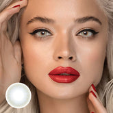 Lentilles de contact colorées sur ordonnance Pure Nature Crystal Grey