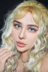 Lentes de contato coloridas Love Story Martini Blue Daily (10 unidades)