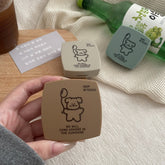 Ballonlijn puppy gekleurde contactlens behuizing