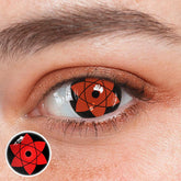 Lentile de contact de culoare roșie pentru cosplay Sharingan Uchiha Sasuke