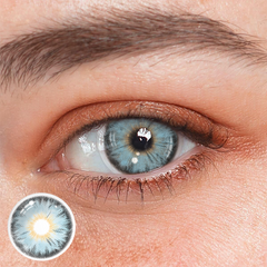 Lentes de contato de cor azul Cyrene