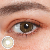 Lentes de contato Marcela marrom escuro