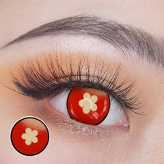 Cosplay Hutao Red Colored Contact Lenses