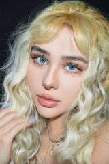 Love Story Martini Blue Prescription Colored Contact Lenses