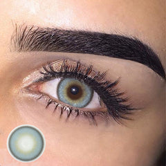 Halo Blue Prescription Colored Contact Lenses