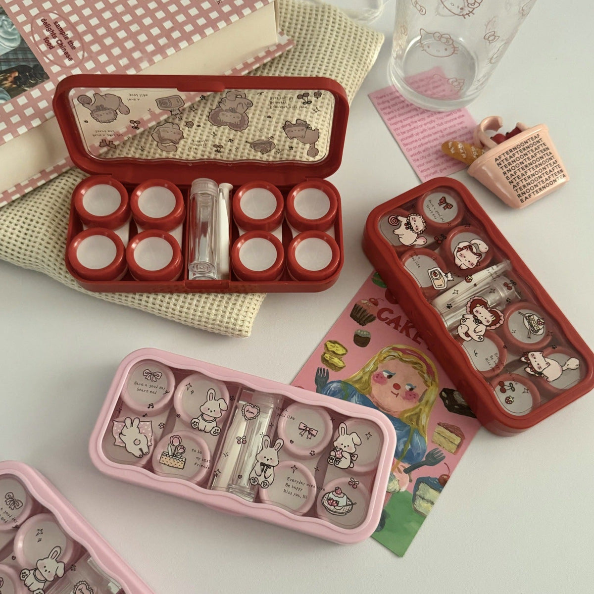 Sweet Bunny Garden Gekleurde contactlens.