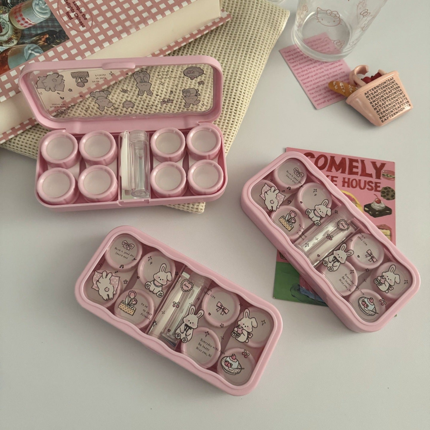 Sweet Bunny Garden Gekleurde contactlens.