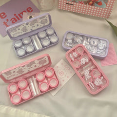 Zomer met katten gekleurde contactlens.