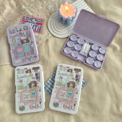 Lieverd meisje gekleurd contactlens.