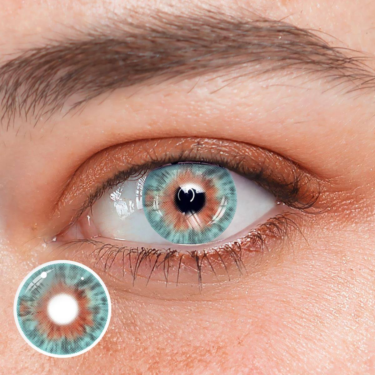 Cosplay MarieAntoinetteLentilles de contact colorées bleues 