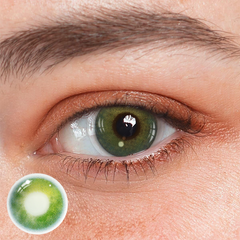 lracema lenti a contatto colorate da prescrizione verde