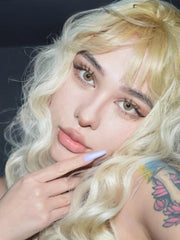Love Story Pea Brown Prescription Colored Contact Lenses