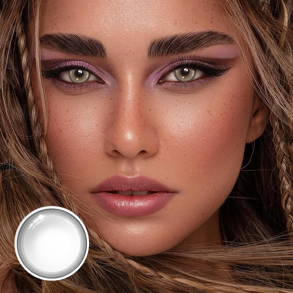 Linette Sofia grijs gekleurde contactlenzen