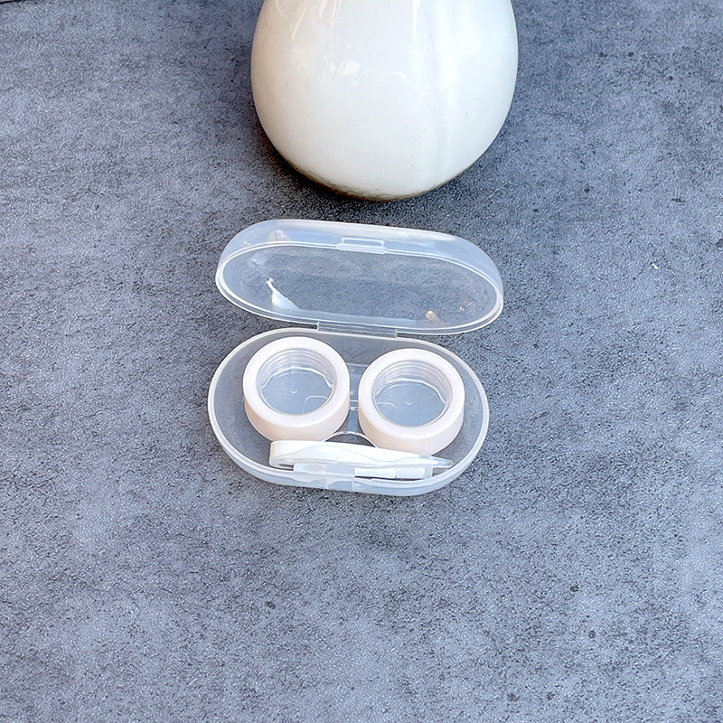 Étui à lentilles de contact colorées de style simple INS 