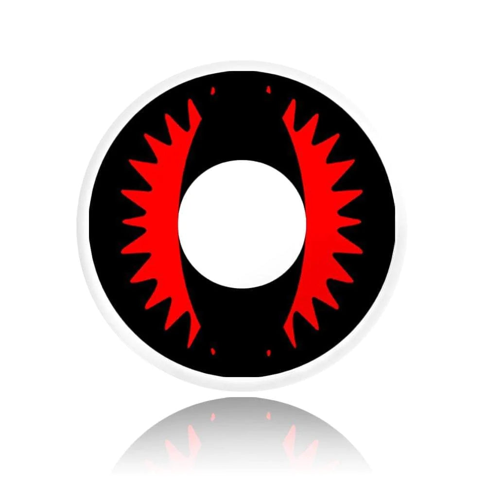 Cosplay Wild Cat Eye Red Colored Contact Lenses