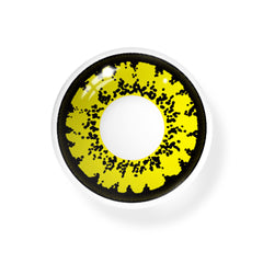 Cosplay Queen Yellow Prescription Colored Contact Lenses