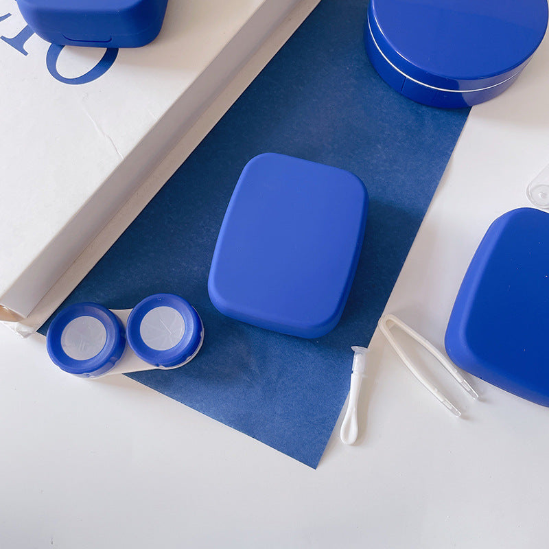 Klein Blue Colored Contact Lens Case