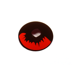 Cosplay KamadoTanjirou Red Colored Contact Lenses