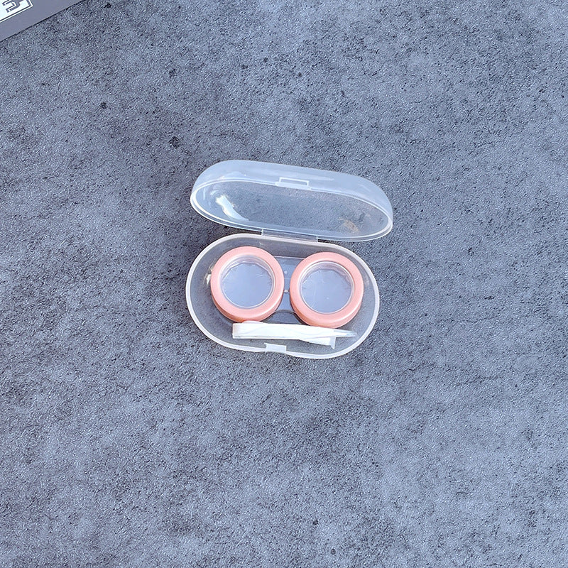 Étui à lentilles de contact colorées de style simple INS 