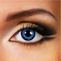 Lentilles de contact colorées elfe bleu cosplay 