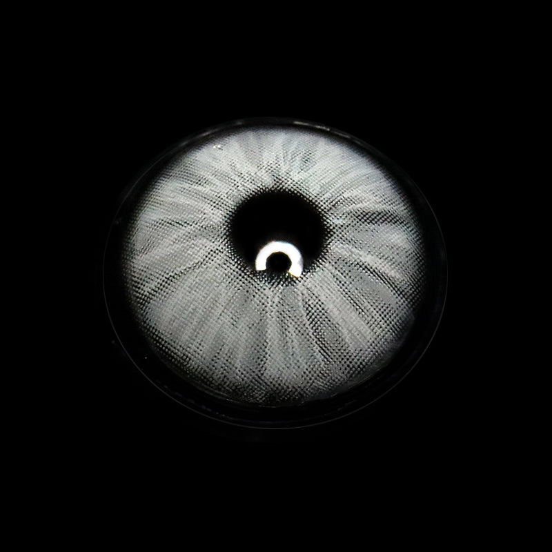 Clover Grey Prescription Colored Contact Lenses
