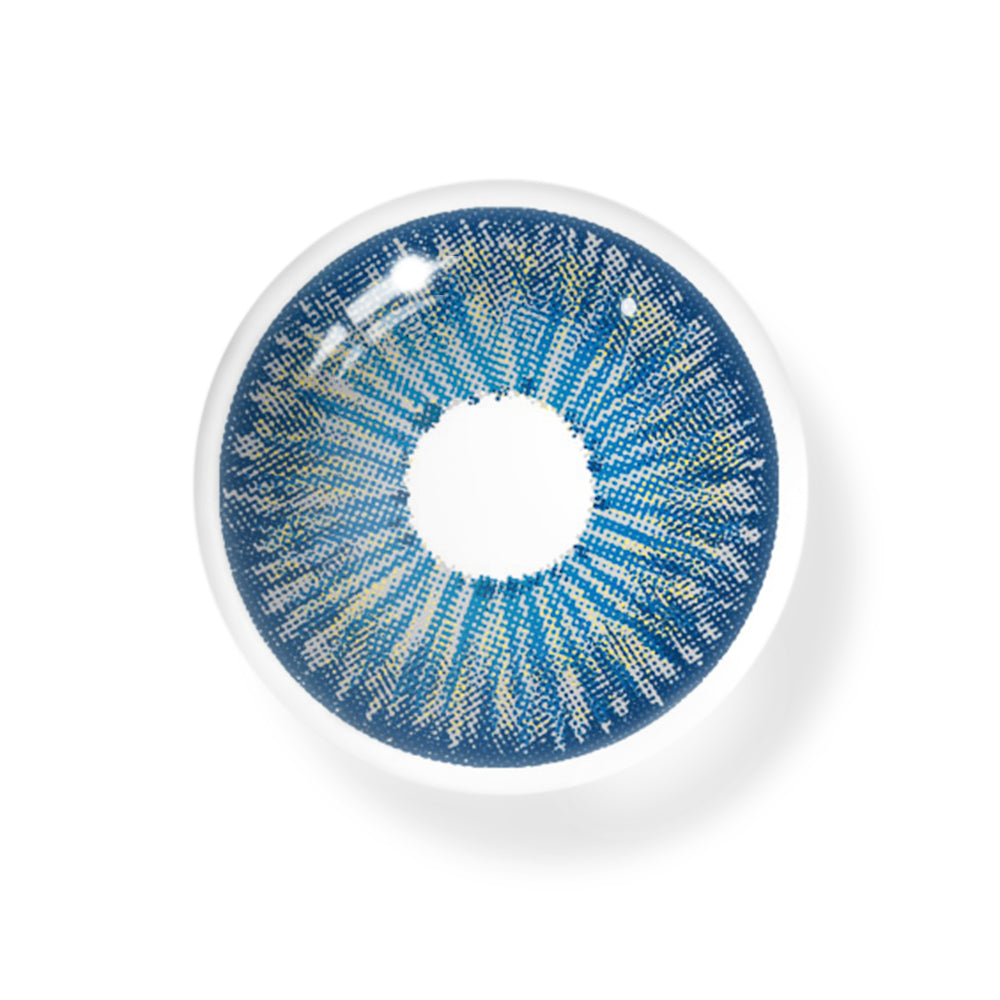 New York Blue Prescription Colored Contact Lenses