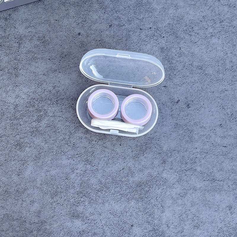 Étui à lentilles de contact colorées de style simple INS 