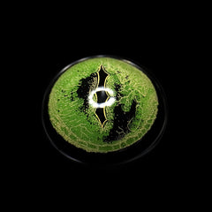 Cosplay Giant Crocodile Green Colored Contact Lenses
