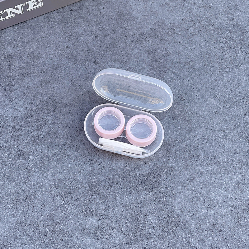 Étui à lentilles de contact colorées de style simple INS 