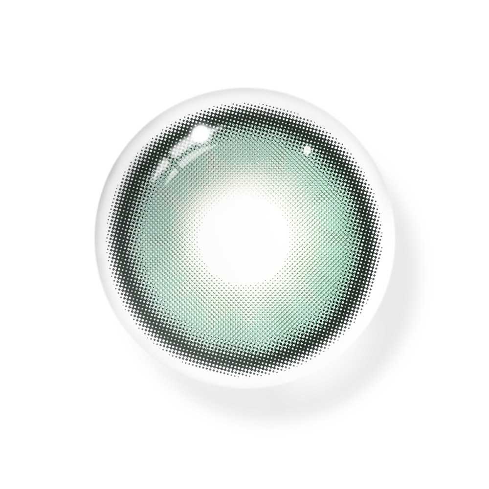 Halo Dark Green Scuro Prescrizione Lenti a contatto color