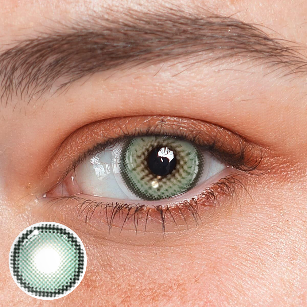 Halo Dark Green Scuro Prescrizione Lenti a contatto color