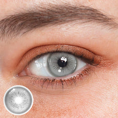 Cosplay Fallen Angel Gray Colored Contact Lenses