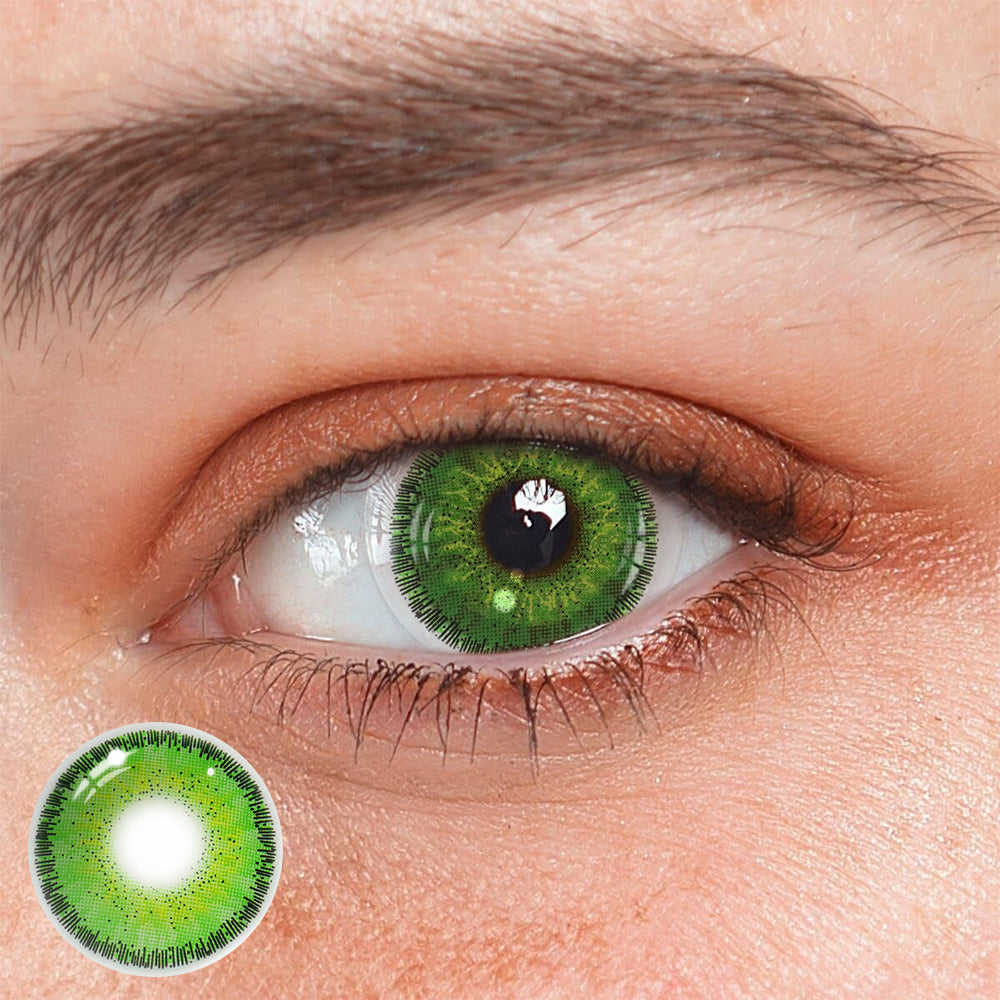 Morena Green Colored Contact Lenses
