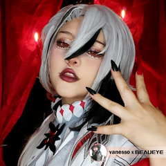 Lentes De Contacto De Color Rojo Hada Cosplay