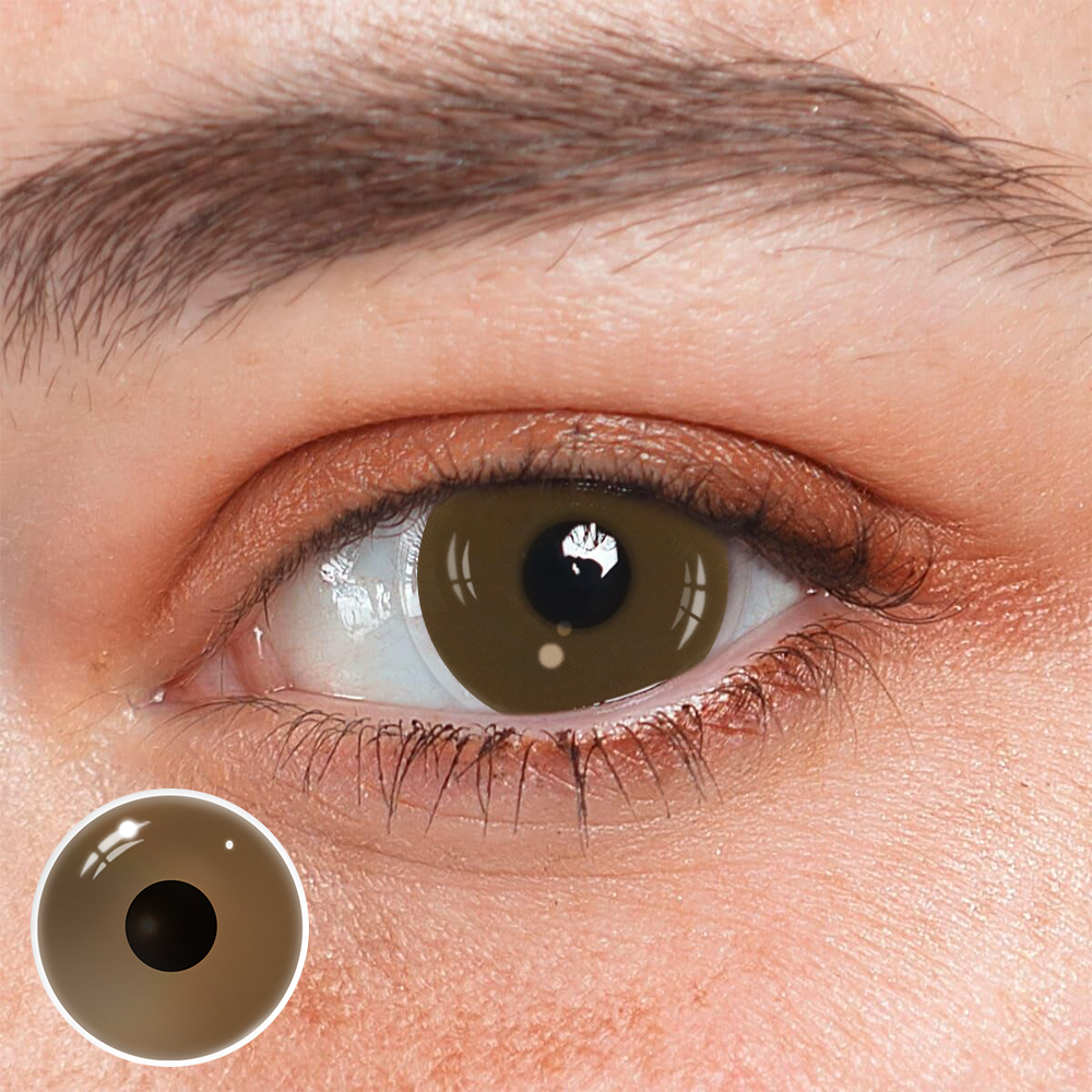 Lightpringer Colours Lentes protésicas Lightbringer de color marrón oscuro – BEAUEYE (EU)
