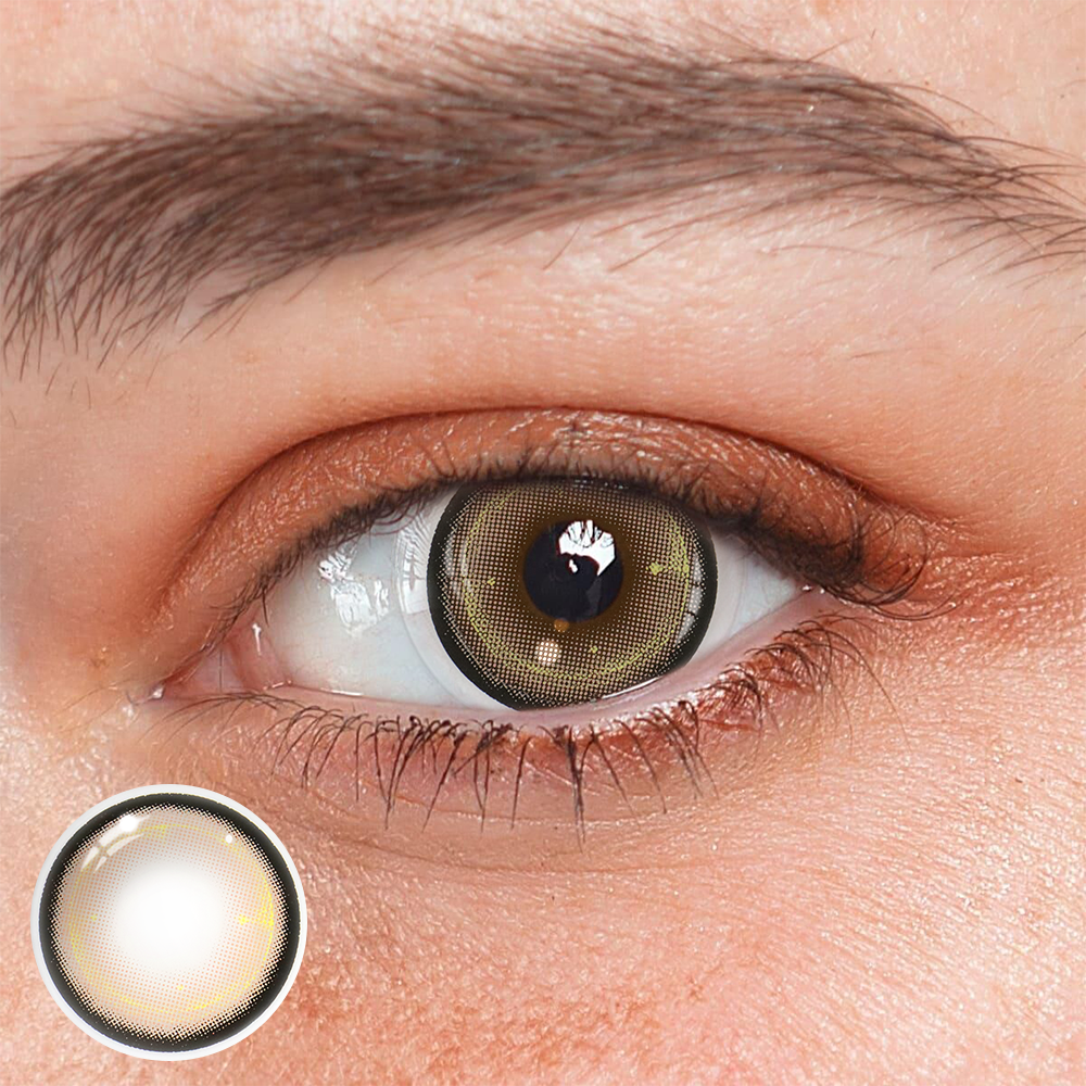 Shaula Brown Prescription Colored Contact Lenses