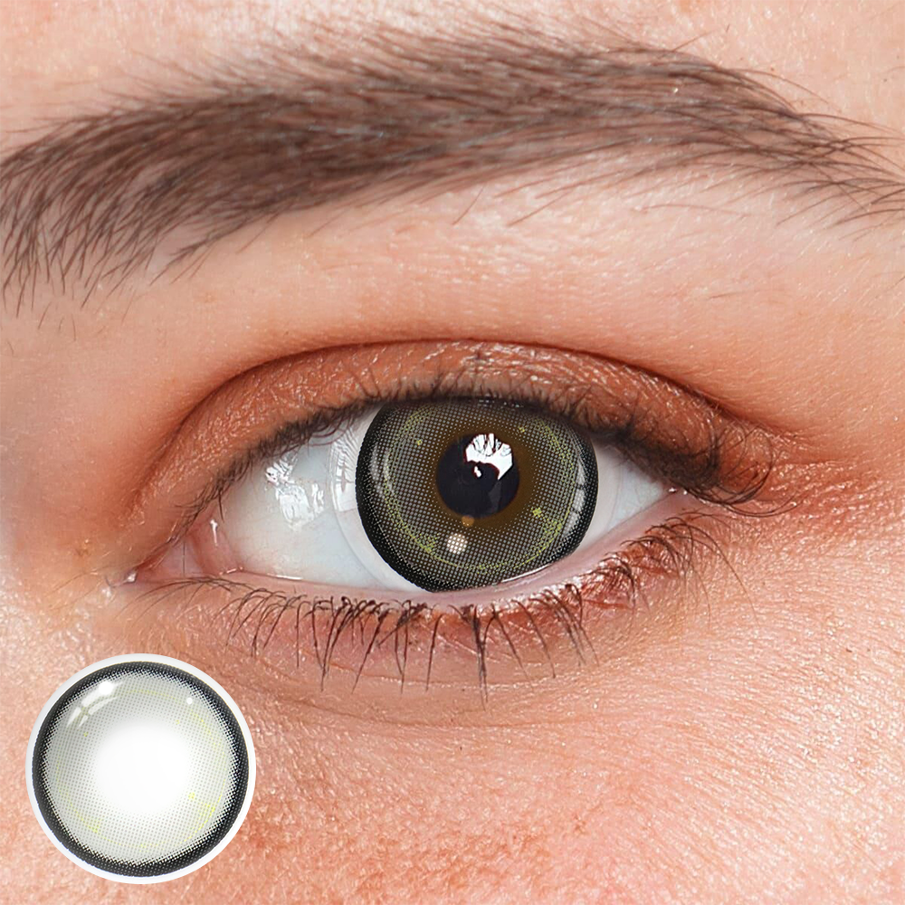 Shaula Gray Prescription Colored Contact Lenses
